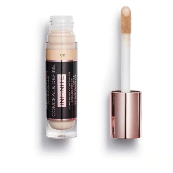 Makeup Revolution Conceal & Define XL Longwear Concealer – C2 New - Picture 1 of 4